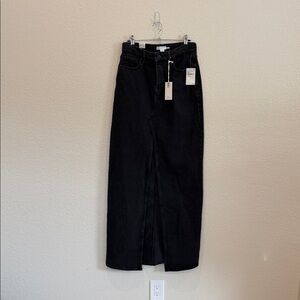 Good American Denim Maxi Skirt